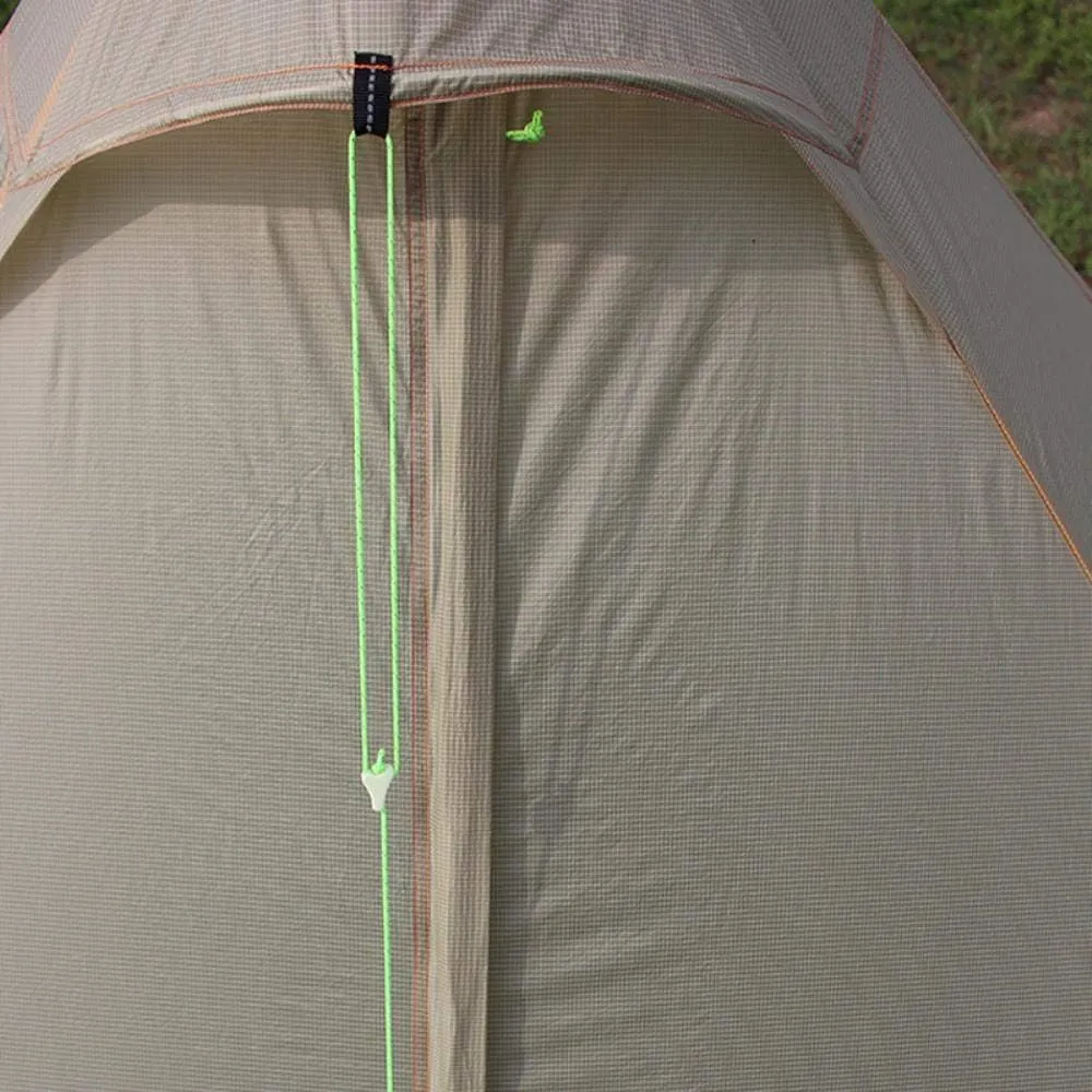 1-4 People Water-Proof 2-Side-Silicon-Coating Flysheet Ultralight 4-Season Tent Inner Tent and Poles (4 People Inner Mesh)