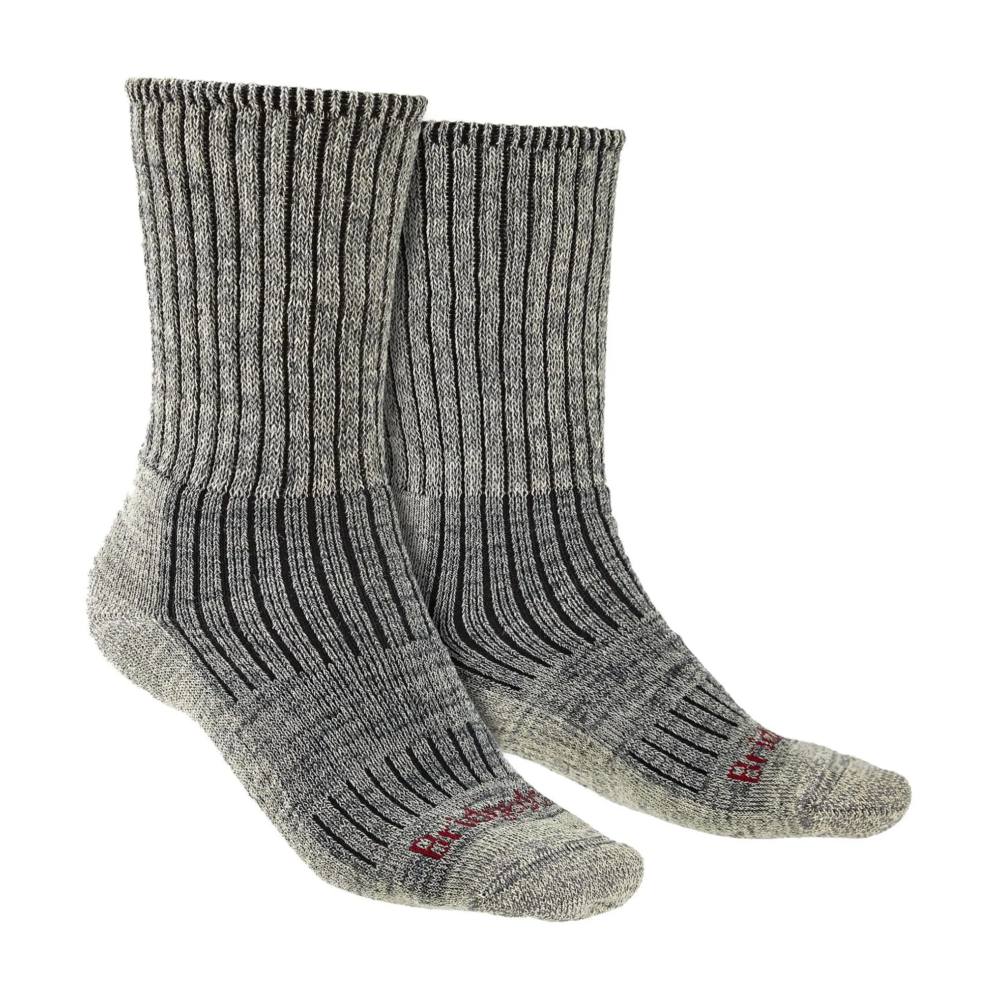 1 Pack Mens Hiking Midweight Merino Wool Cushioned Boot Socks