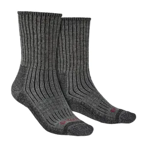 1 Pack Mens Hiking Midweight Merino Wool Cushioned Boot Socks
