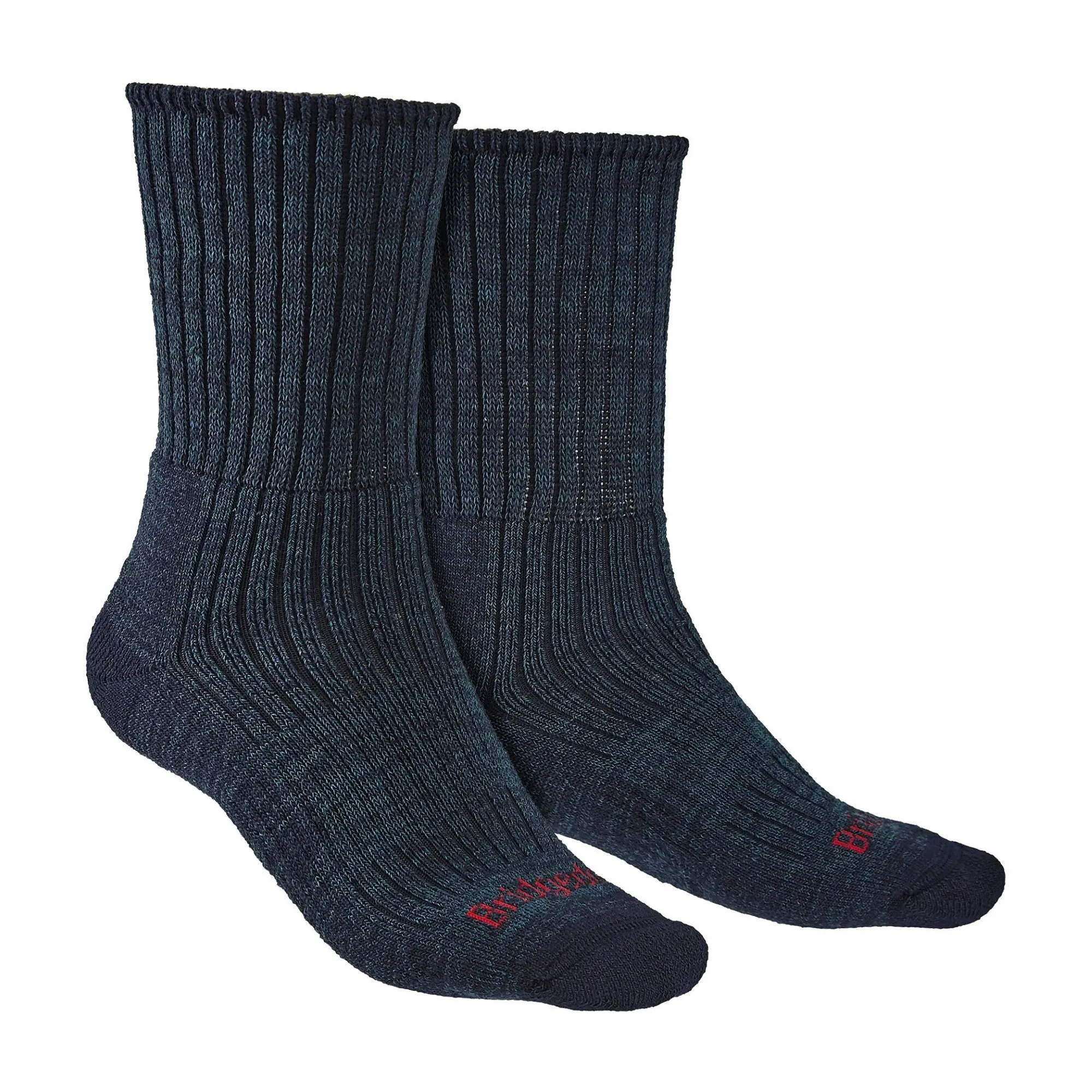 1 Pack Mens Hiking Midweight Merino Wool Cushioned Boot Socks