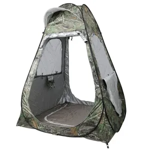 1-Person Camouflage Tent - Pop Up, Anti-Mosquito, Rain-Proof, Sunscreen - Mesh Design, Quick Open