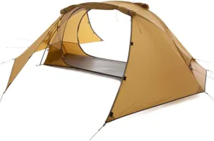 1 Person Tent Lightweight Backpacking Tent Double-layer Can Use with Elevated Sleeping Platform Camp Bed for 4 Season