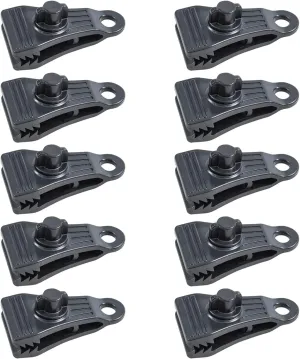 10Pcs Tarp Clips Heavy Duty Lock Grip Clamps Tent Fasteners Clips Holder Pool Clips Tarpaulin Clips