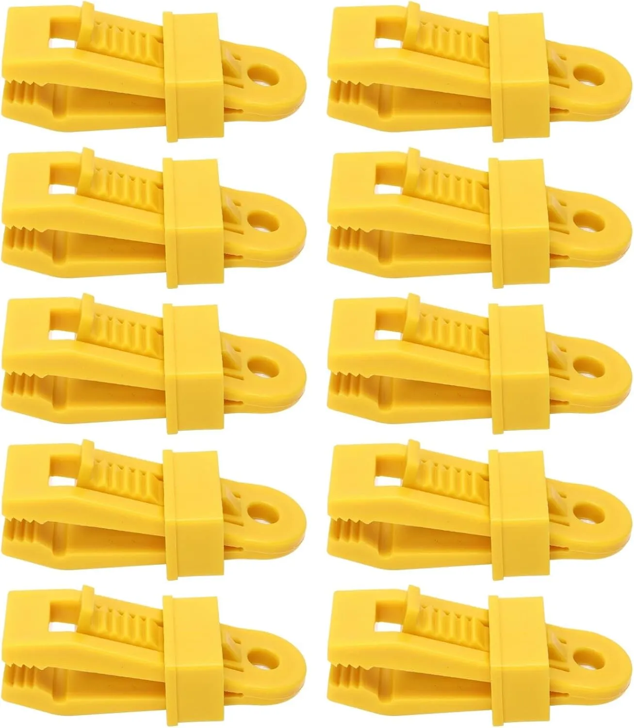 10Pcs Tarp Clips Heavy Duty Lock Grip, Tarp Clamps Heavy Duty Tent Fasteners Clips Holder Lock Grip Outdoor Camping Canopy Clips