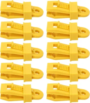 10Pcs Tarp Clips Heavy Duty Lock Grip, Tarp Clamps Heavy Duty Tent Fasteners Clips Holder Lock Grip Outdoor Camping Canopy Clips