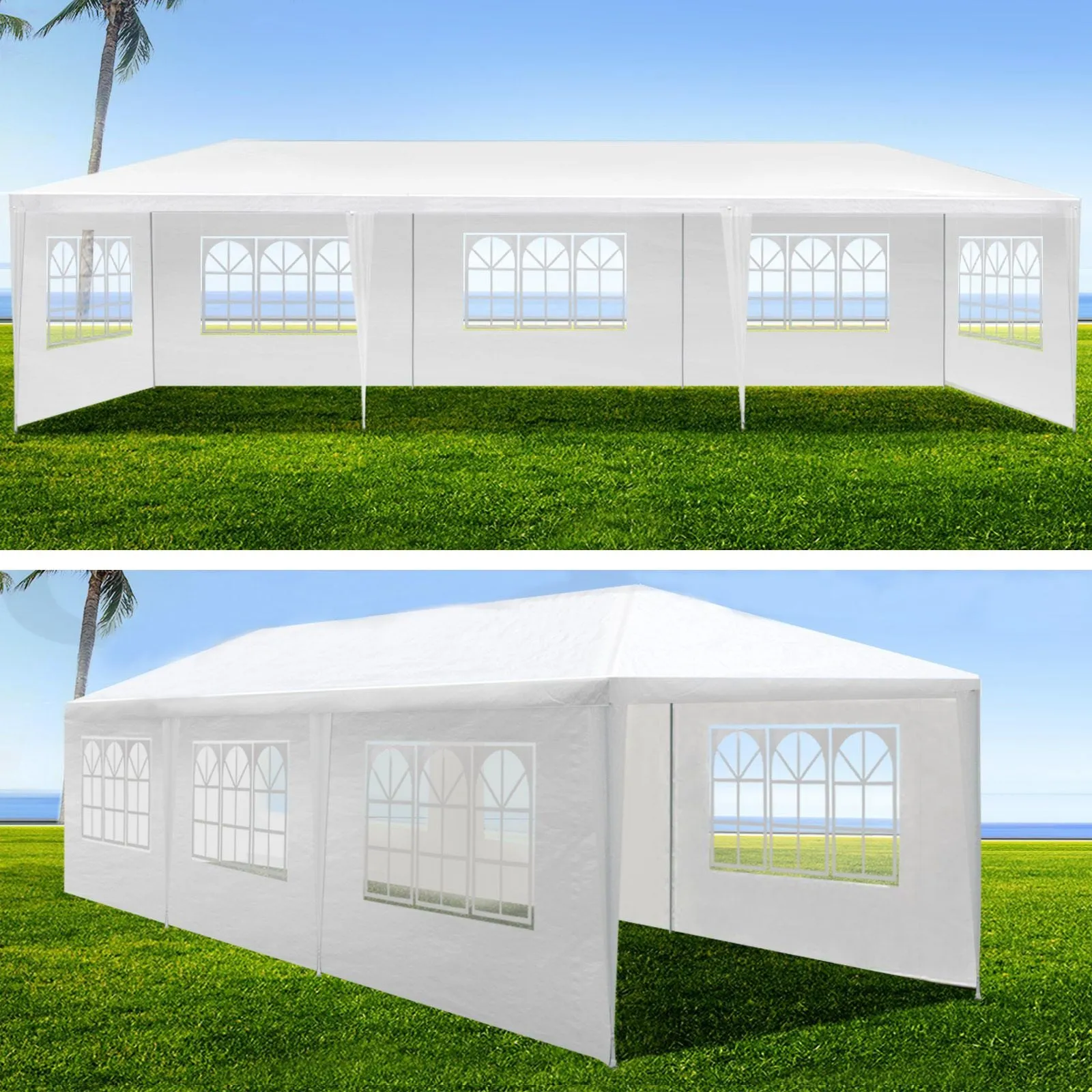 10'x10'20'30' Walls Curated collection w/ Gazebo Pavilion Duty Heavy Event Party Removable Canopy Tent Outdoor Outstanding