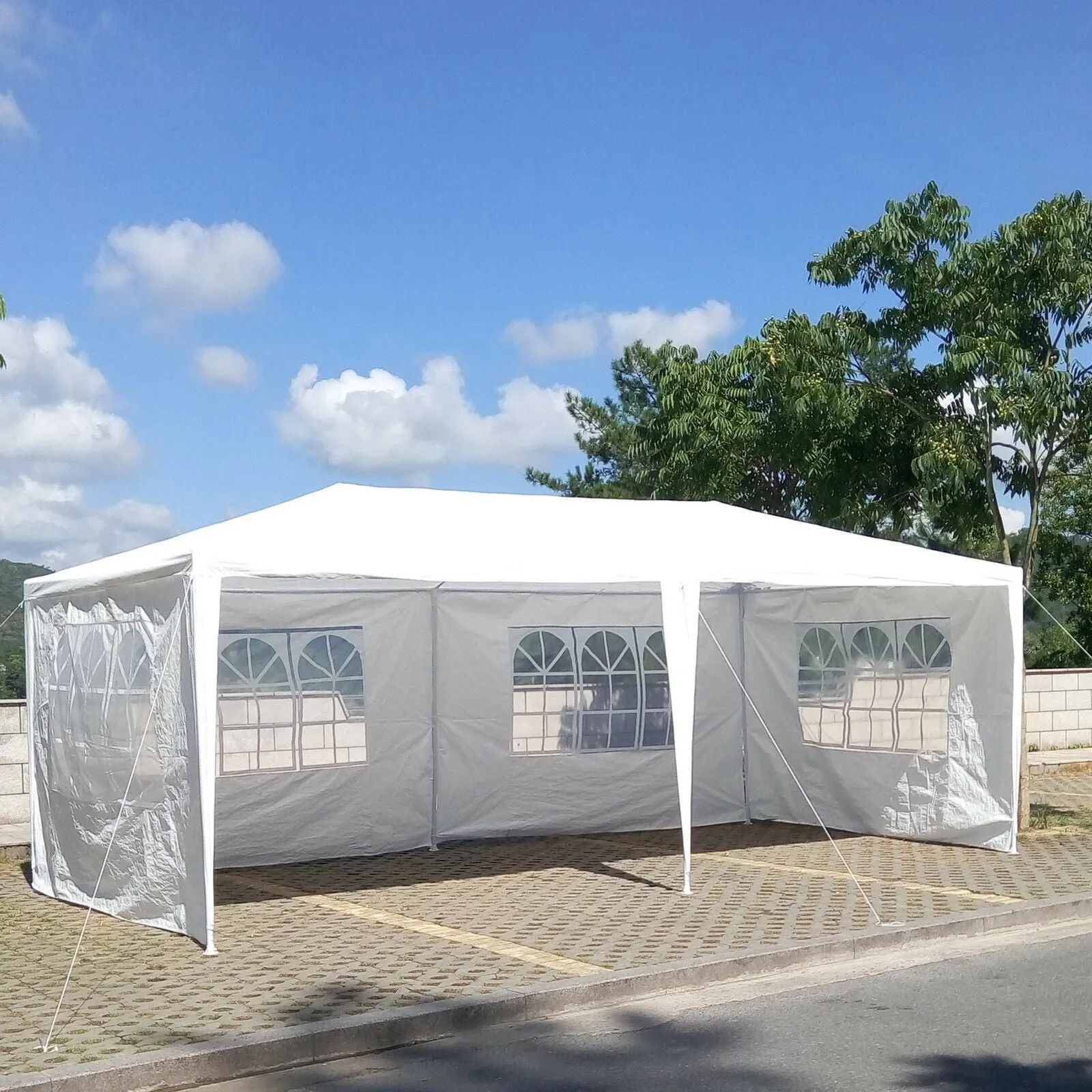 10'x10'20'30' Walls Curated collection w/ Gazebo Pavilion Duty Heavy Event Party Removable Canopy Tent Outdoor Outstanding