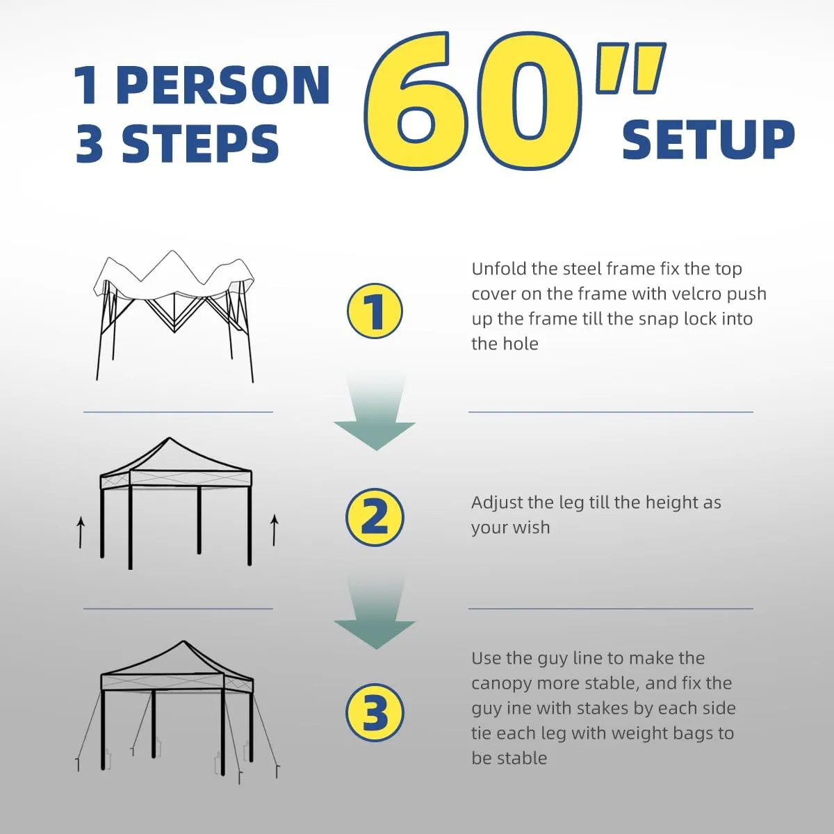 10x10ft Pop Up Canopy Tent Instant Shelter, Portable Outdoor Sun Shade with Silver Coated UPF 50  Waterproof Top, 3-Height Adjustable Frame for Camping, Parties, Events (Green)