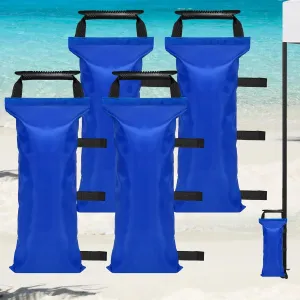 112 LBS Enhanced Sand Bags for Canopy (NO Sand)-Sand Bags for Weight - Sand Bags for Canopy Tent- Canopy Weights for Canopy Tent Legs - Outdoor Weighted Sand Bags, Dark Blue