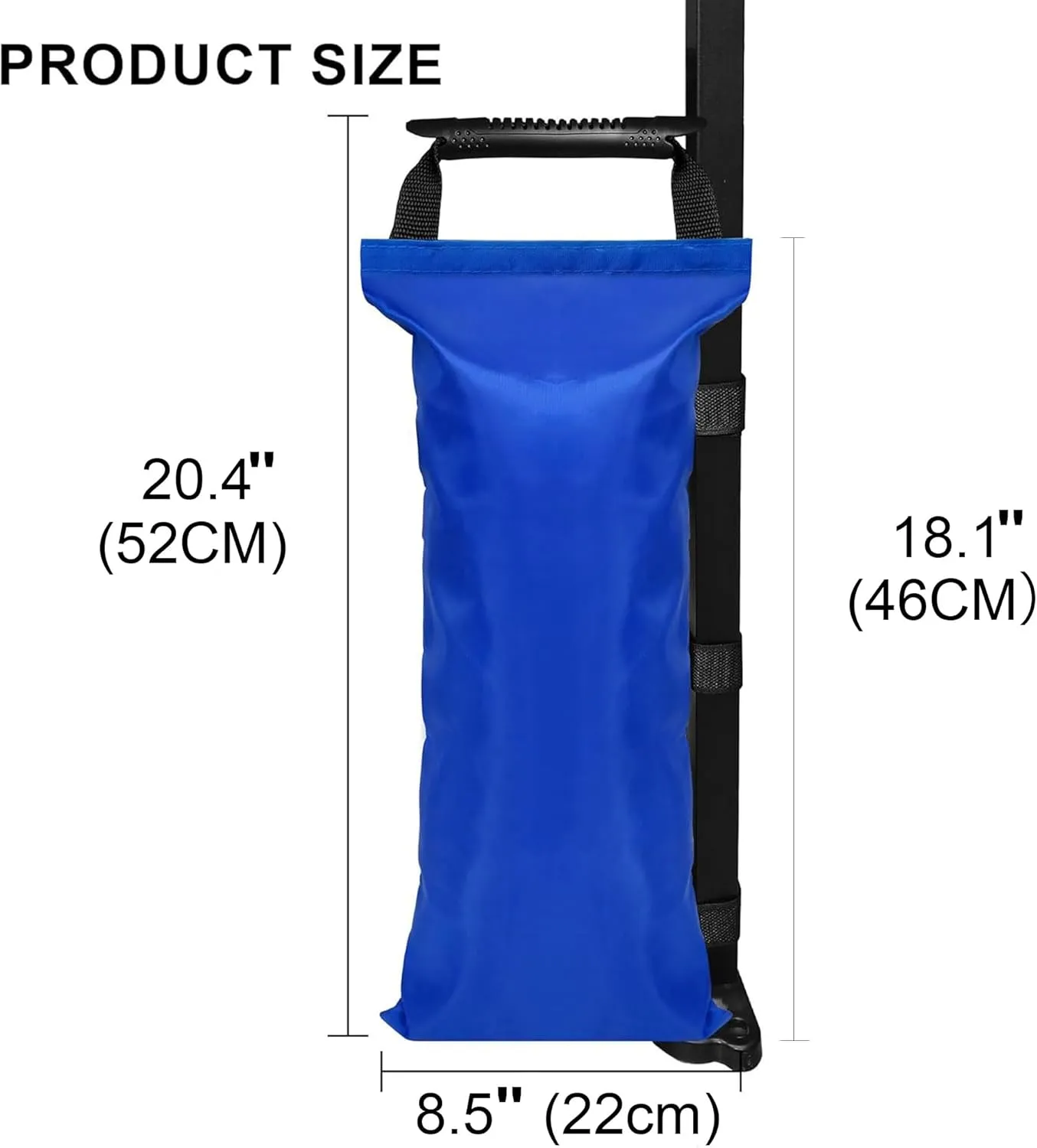 112 LBS Enhanced Sand Bags for Canopy (NO Sand)-Sand Bags for Weight - Sand Bags for Canopy Tent- Canopy Weights for Canopy Tent Legs - Outdoor Weighted Sand Bags, Dark Blue