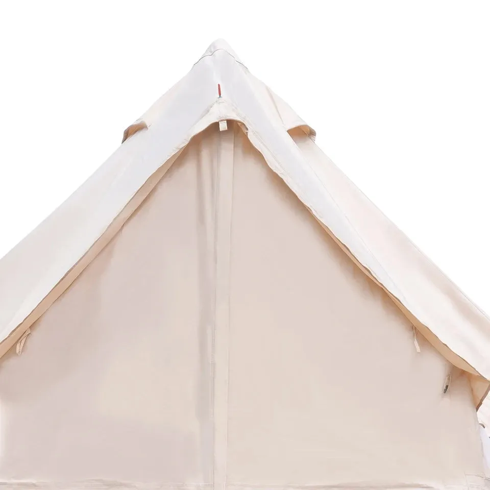 118*118*78In Mongolian Tent Outdoor Camping for Family Cotton Canvas Polyester Cotton  Foldable Bell Tent for Camping Hiking