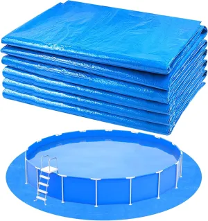 11Ft Round Pool Ground Cloths Swimming Pool Ground Cloth,Round Pool Liner Pad for 10ft Above Ground Swimming Pool,Heavy Duty Pool Ground Mat Protector to Prevent Puncture Pool Ground Tarp
