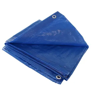12' x 20' Blue Vinyl Tarp