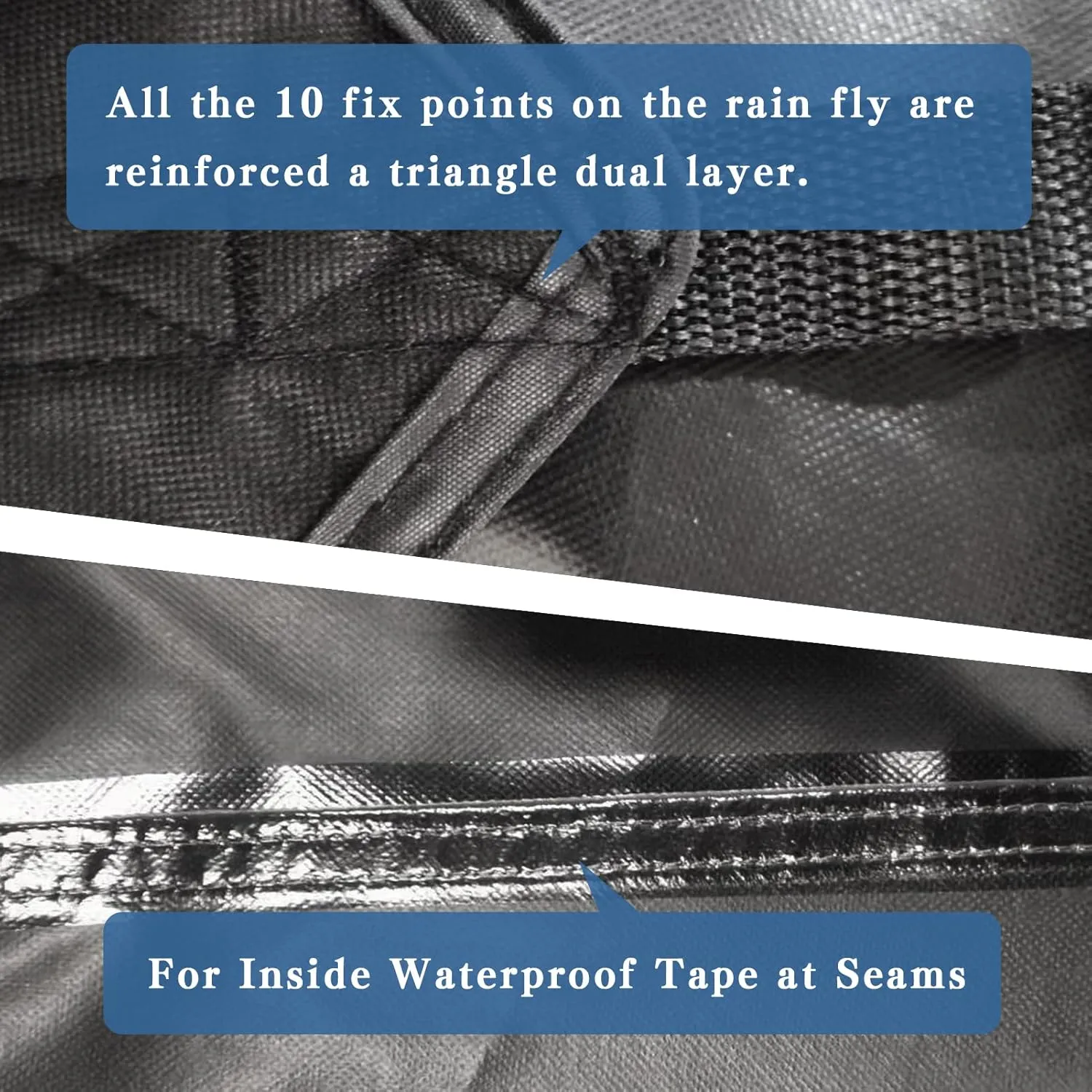 12x15Ft Waterproof Canvas Tarp Black，Heavy Duty Multipurpose Oxford Tarpaulin Cover for Canopy Tent, Roof, Boats, Pool, Woodpile, Robust, Rip & Tear Proof, 20mil
