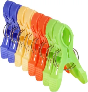 16pcs Heavy Duty Clamp Tarp Clips Tent Snaps for Camping Awnings Tarps Secure Outdoor Strong Installation
