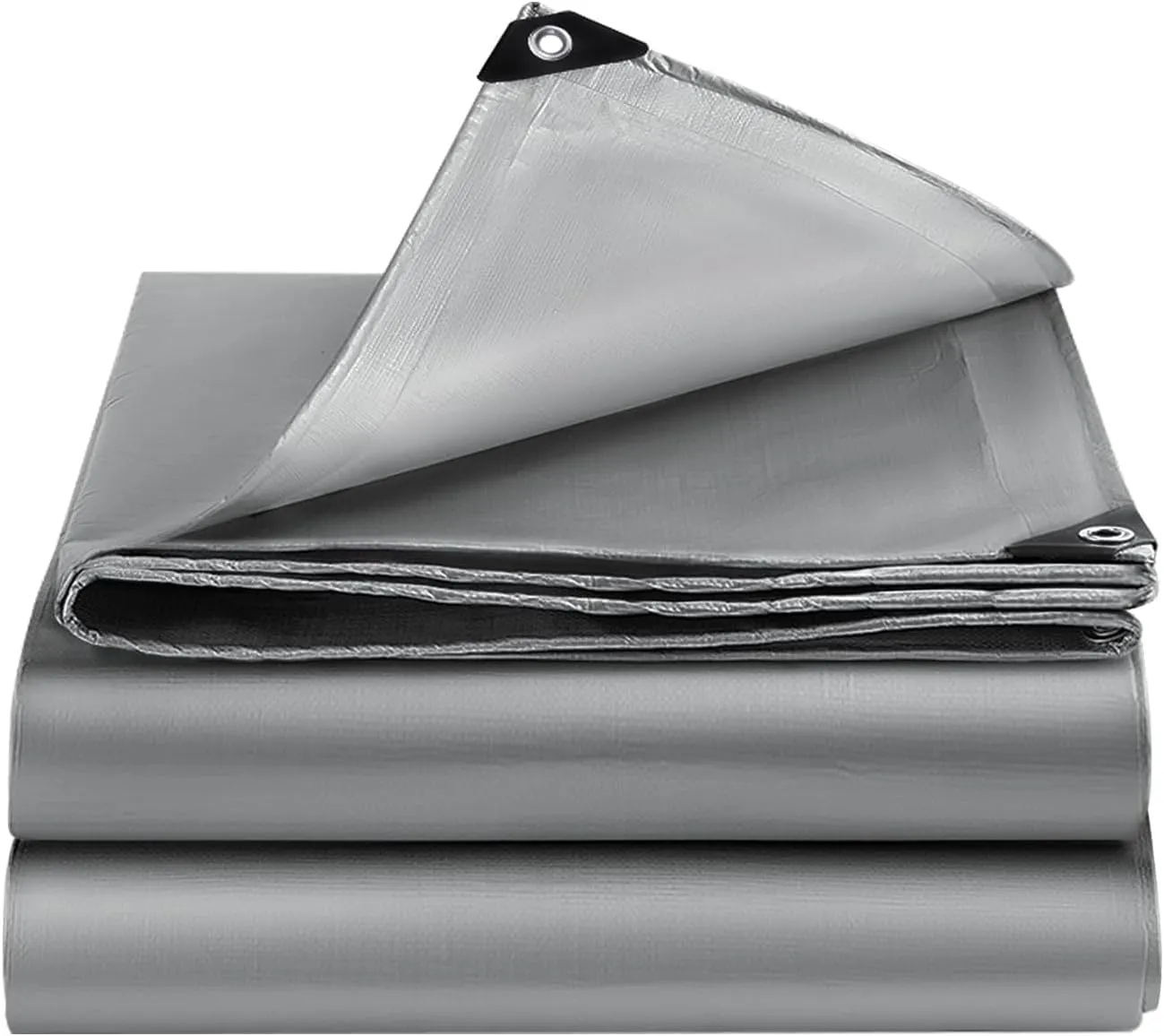 16x20 FT Tarps Heavy Duty Waterproof,12 Mil Large Tarps with Grommets and Reinforced Edges, UV Resistant, Tear&Fade Resistant, Heavy Duty Covers for Outdoors Patio Camping, 16 * 20 FT