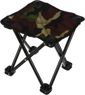 1pc Portable Folding Camping Stool Lightweight Outdoor Chair for Fishing Hiking and Travel Construction Space-Saving Design