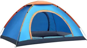 2 Person Camping Tent Camping Dome Tent with Moisture-Proof pad Lightweight Backpacking Tent Waterproof Windproof Two Doors Easy Setup Suitable for Outdoor Hiking Glamping Mountaineering and
