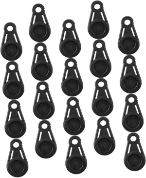 20pcs Heavy Duty Tent Clips Windproof Tarp Fixing Clips for Camping Outdoor Activities and Easy Setup Sturdy Clamps for Secure Tent Attachment