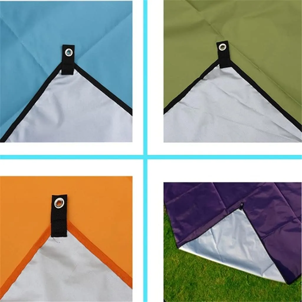 210x150cm Waterproof Tent Floor Tarp Picnic Mat Pocket Tent Footprints Beach Tarp Sack for Camping Hiking Mat