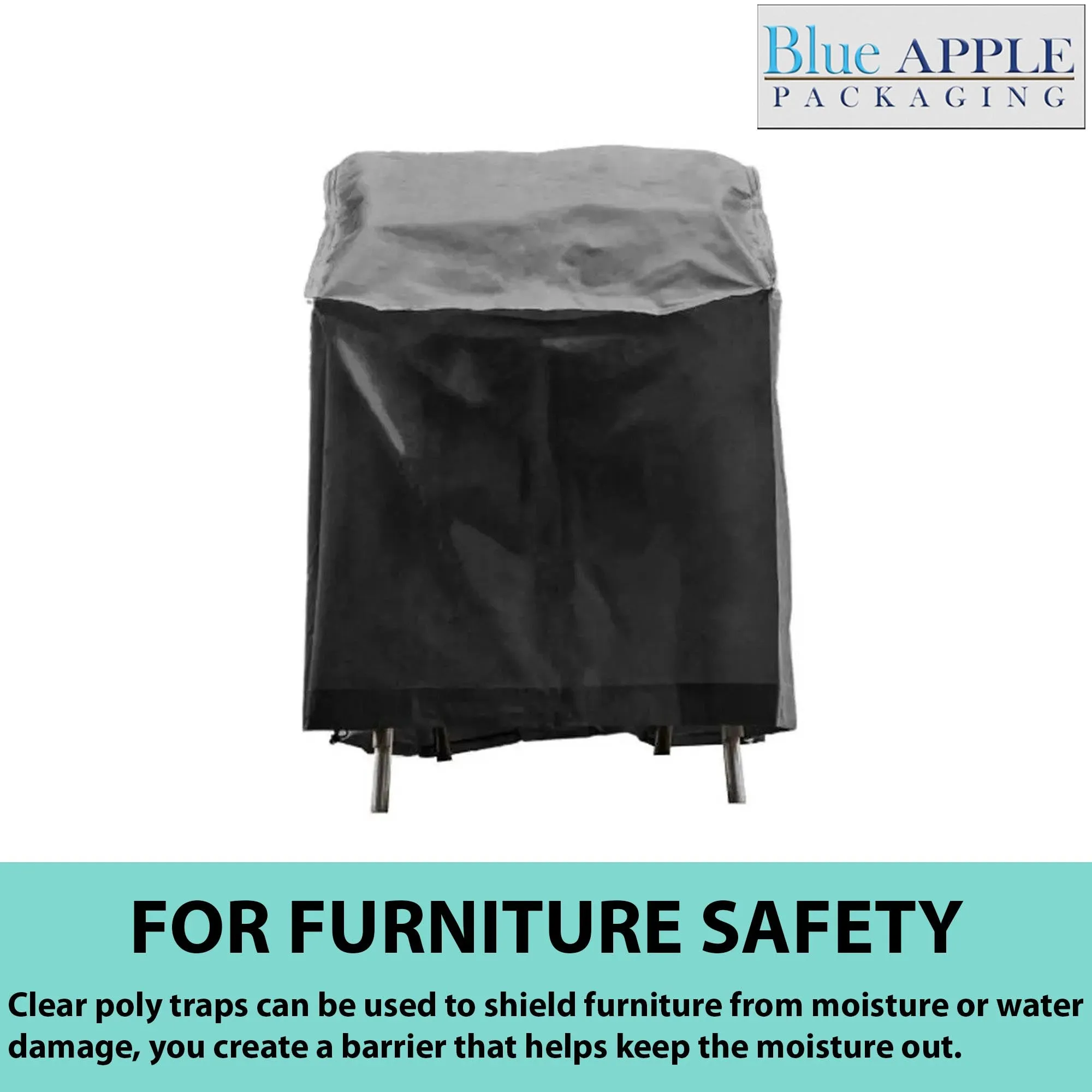 24ftX100ft Clear Poly Tarp 4 Mil Low Density LDPE 1 Roll