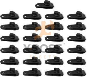 25 Pack Heavy Duty Reusable Tarp Clips - Use withCanopy Tent Awning Camping Boat Cover Car CoverSwimming Pool or Sun Shade - by Xpose Safety