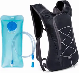 2L Hydration Backpack, Hiking Backpack with Leak-Proof Water Bladder, Women Men Cycling packet for Bike Essential Accessories, for Backpacking Running Camping Commuting