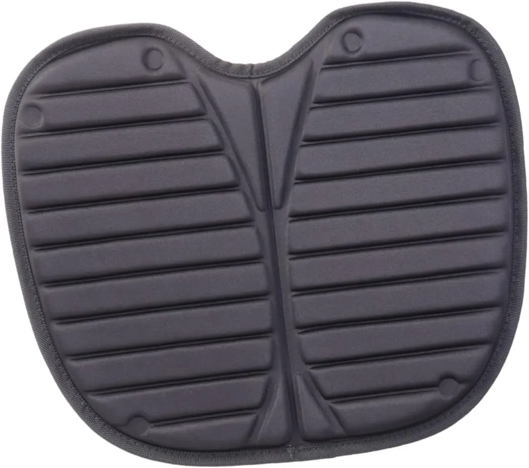 2Pcs Kayak Seat Cushion Pad Durable Mat for Sit Boat Comfortable Fishing Seat Pad for Kayak Canoe Outdoor Camping Black
