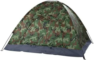3-4 Person Camping Dome Tent Waterproof Windproof Easy Setup Spacious Family Tents with Carry Bag & Rain Fly for Hiking Backpacking Traveling Glamping Beach Camouflage