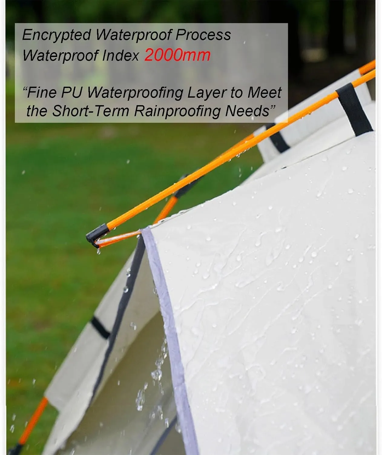 3-4 Person Camping Tent Outdoor Automatic Instant Pop-up Dome Tent Portable Family Picnic Waterproof Sunscreen Beach Camping Travel Tent with Mat and Bag