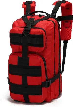 30L Tactical Backpack, Outdoor Military Nylon Rucksack, 3 Day Daypack for Hiking, Hunting, Camping, Gym Bag Pack
