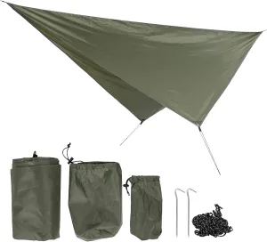 360x290cm Camping Cover,Waterproof Camping Tarp,Tarp Camping Hammock Tarp,Multifunction Rhombus Canopy Beach Shade Cloth