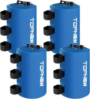 4 Pack Canopy Water Weight Bags, 88 LBS Water Tent Weights Set of 4 Leg Heavy Duty Weights for Pop Up Canopy, Canopies,Tent, Gazebo, Blue