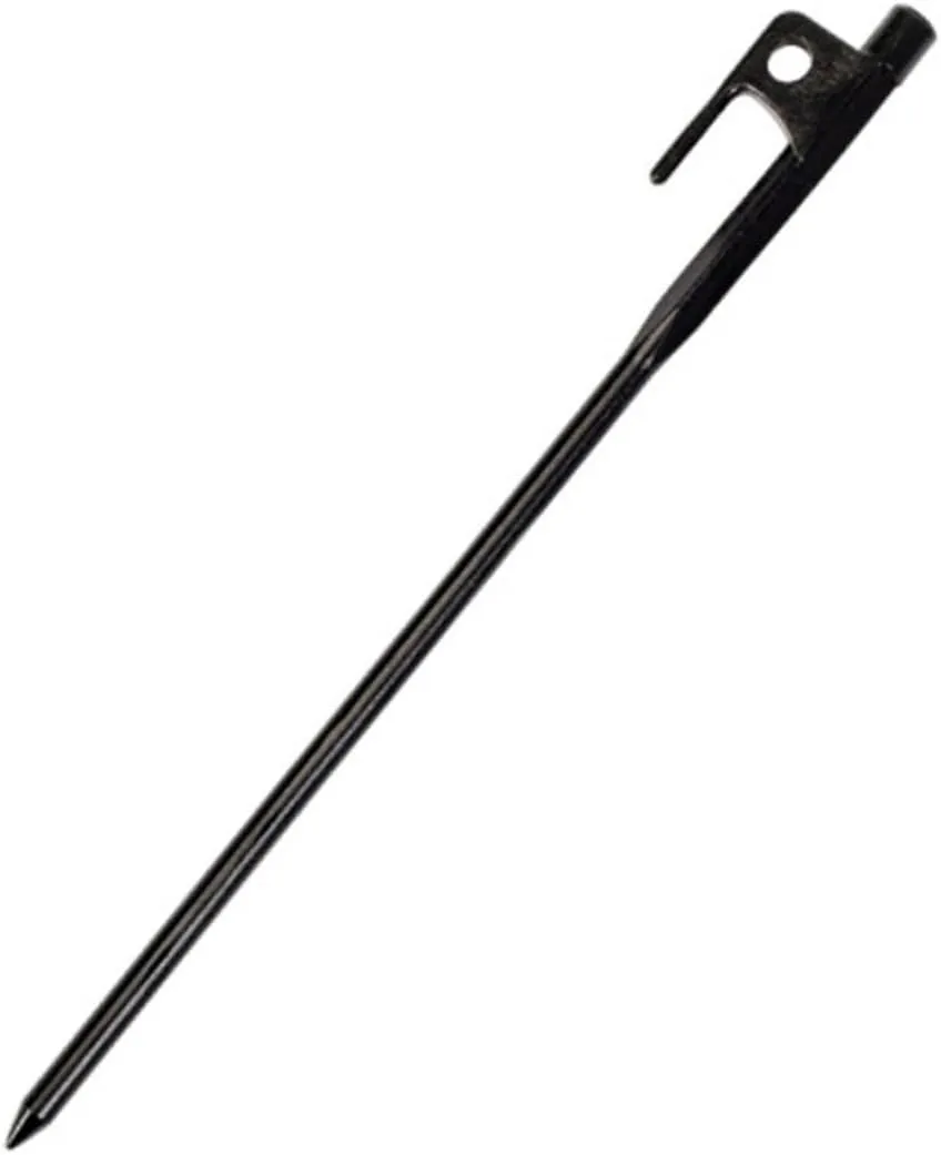 4 Pack Heavy Duty Steel Ground Nails Tent Stakes 20cm for Tarp Camping Awning Canopy
