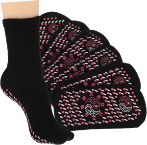 4 Pairs Heating Socks Comfortable Socks Massage Socks Thermal Socks Women Heated Socks for Winter