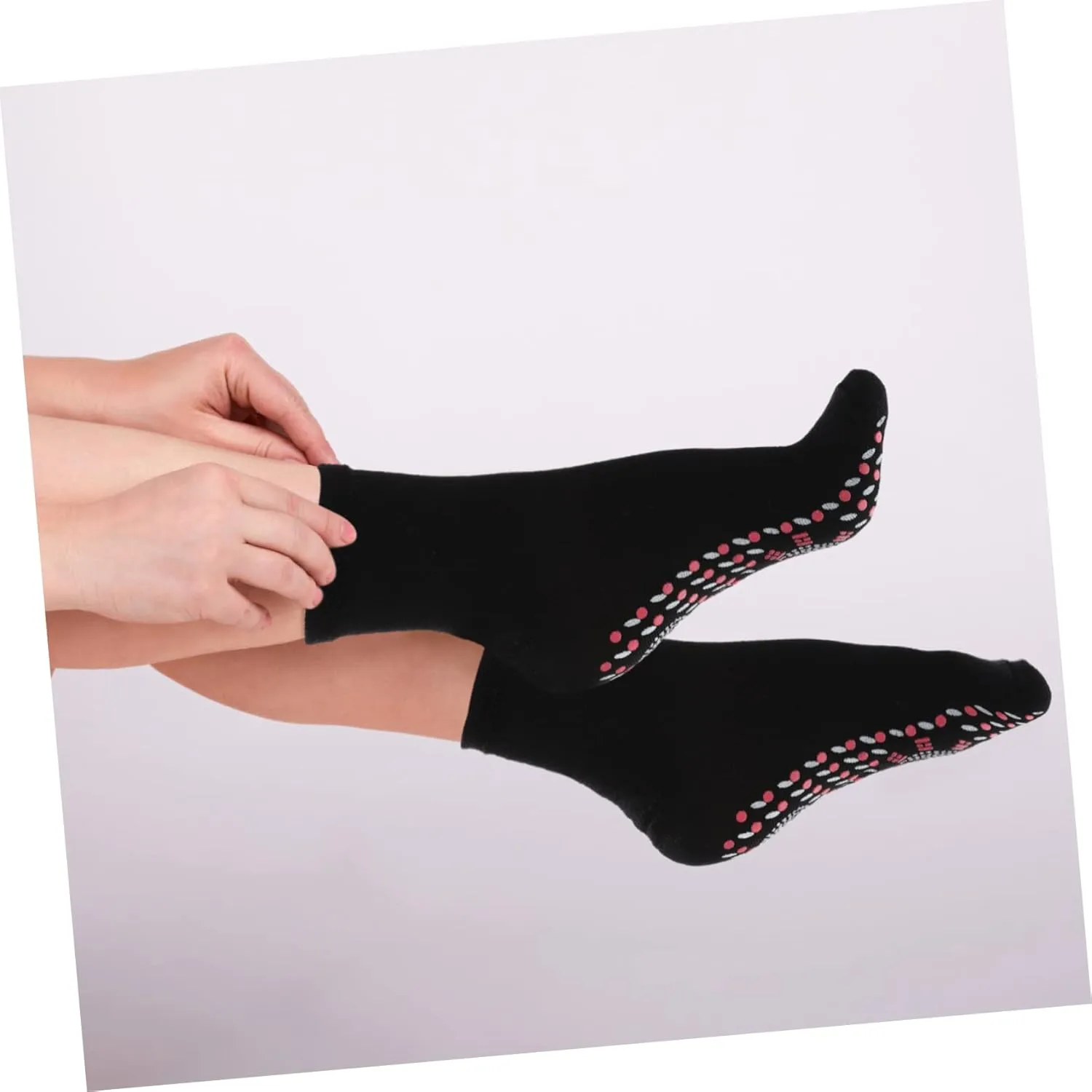 4 Pairs Heating Socks Comfortable Socks Massage Socks Thermal Socks Women Heated Socks for Winter
