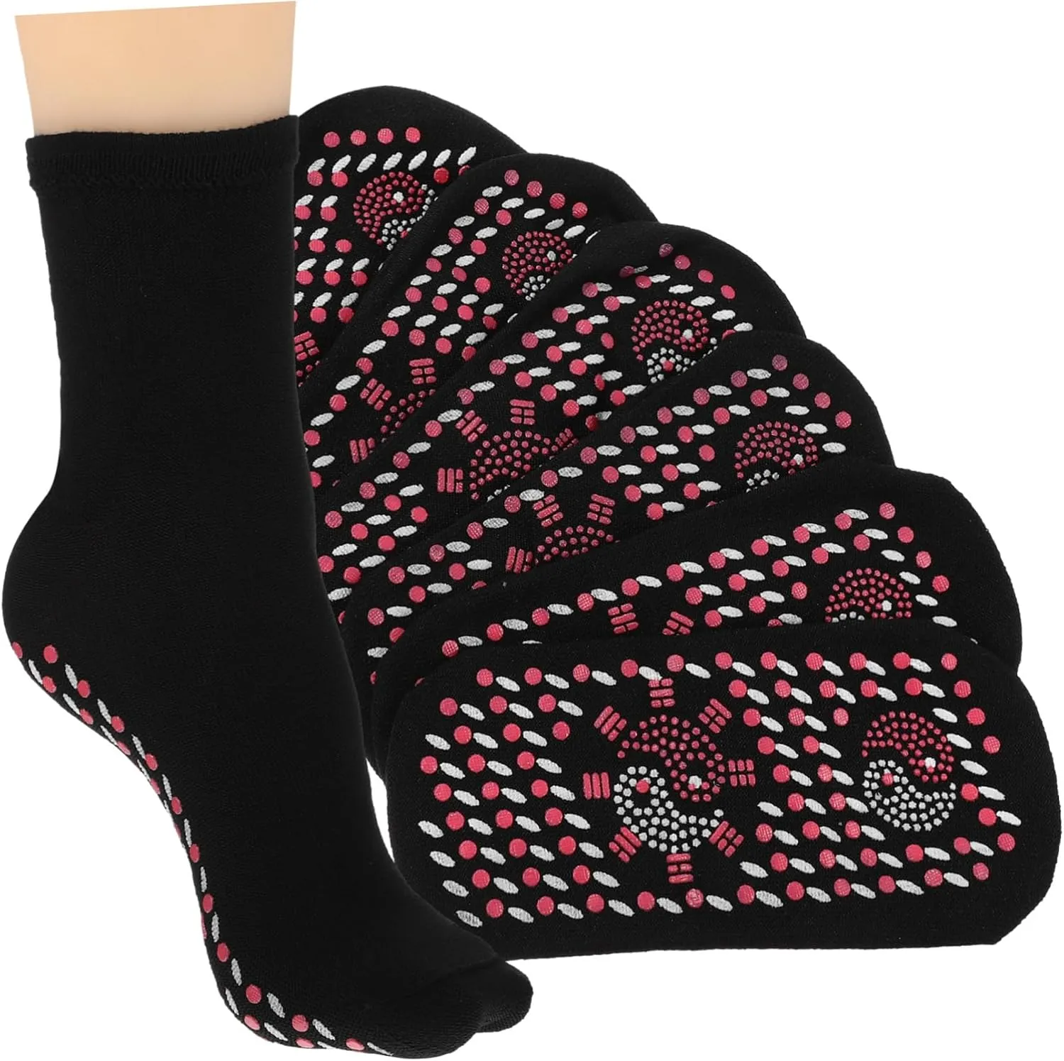 4 Pairs Women's Winter Socks Men's Thermal Socks for Cold Weather Foot Warmers