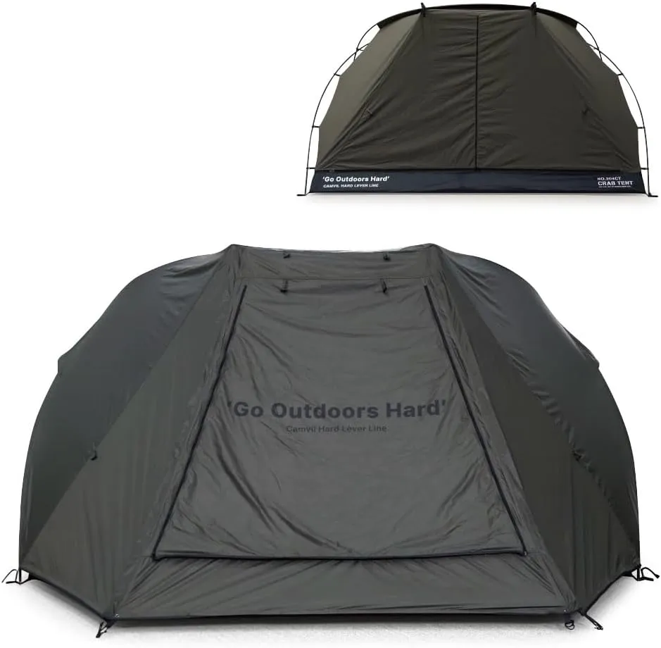 4 Person Canvas Tent with Full Rainfly&Footprint, Easy Set Up Breathable 4 Season FamilyTent for Winter Outdoor Glamping Car Camping