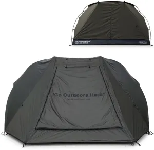 4 Person Canvas Tent with Full Rainfly&Footprint, Easy Set Up Breathable 4 Season FamilyTent for Winter Outdoor Glamping Car Camping