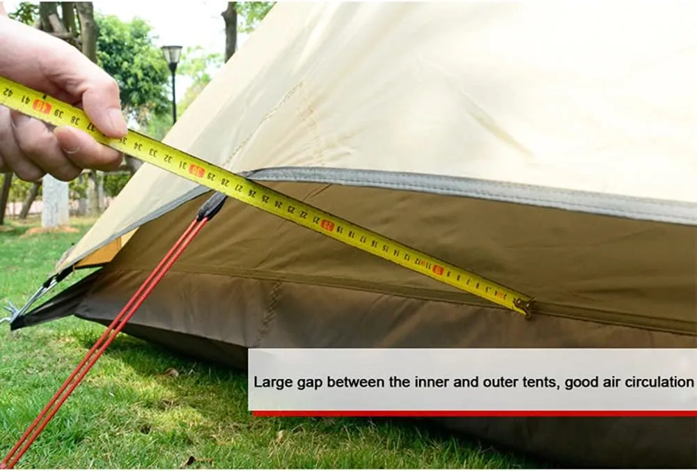 4 Person Tent for Camping Pyramid Teepee Tent Outdoor Portable Double Layers Indian Tipi Tent for Outdoor Family Hiking Yurt Tent