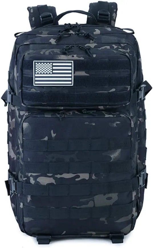 45L Military Backpack Tactica Rucksack Outdoor Assault Pack Hiking Travel Rucksacks