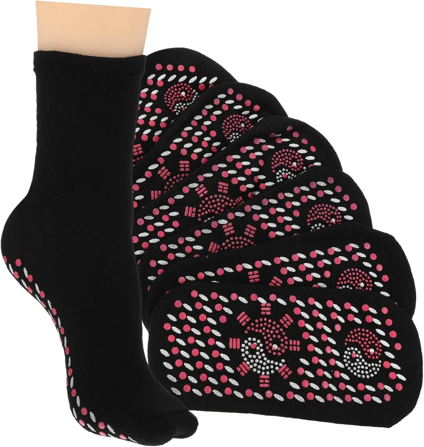 4Pairs Thermal Socks for Men Women Warm Winter Footwear Comfortable Breathable Design for Everyday Hiking Skiing and Cold Weather Activities