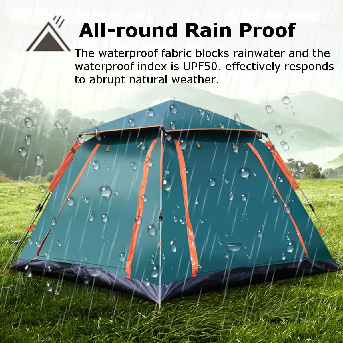 5-6 People Automatic Pop-up Tent