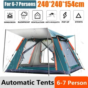 5-6 People Automatic Pop-up Tent