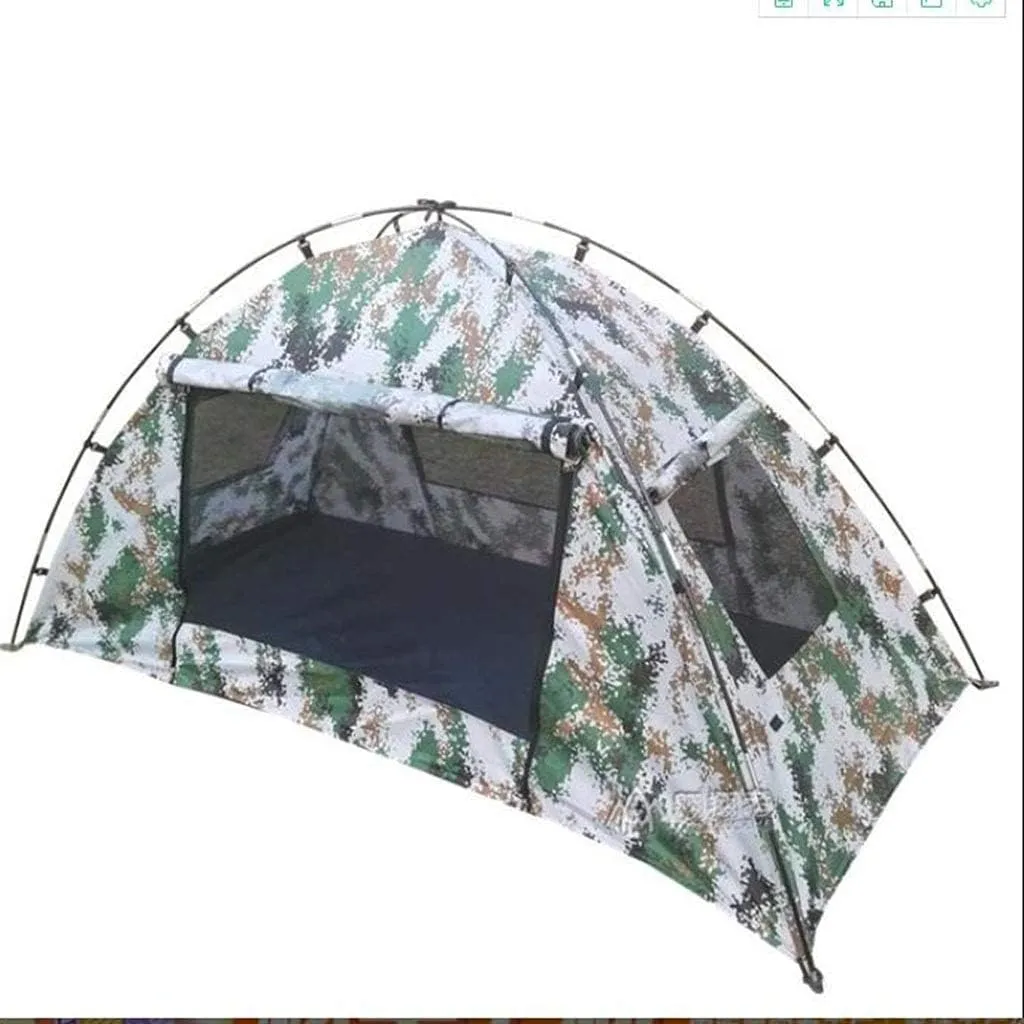 5-8 Person Sturdy Camping Tent Four Corner Square Top Automatic Instant Pop Up Backpacking Tent Ultralight Waterproof for Hiking Camping Travel,Sunshade,