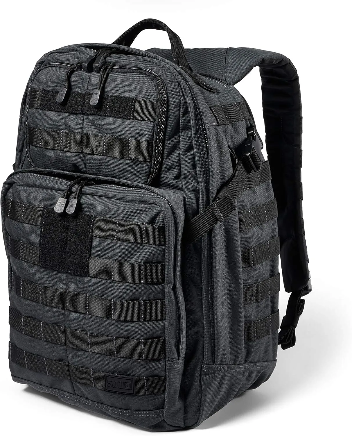 5.11 Tactical Backpack, Rush 24 2.0, Military Molle Pack, CCW with Multiple Compartments, 37 Liter, Medium, Style 56563, Double Tap