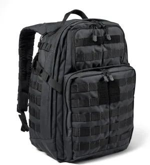 5.11 Tactical Backpack, Rush 24 2.0, Military Molle Pack, CCW with Multiple Compartments, 37 Liter, Medium, Style 56563, Double Tap