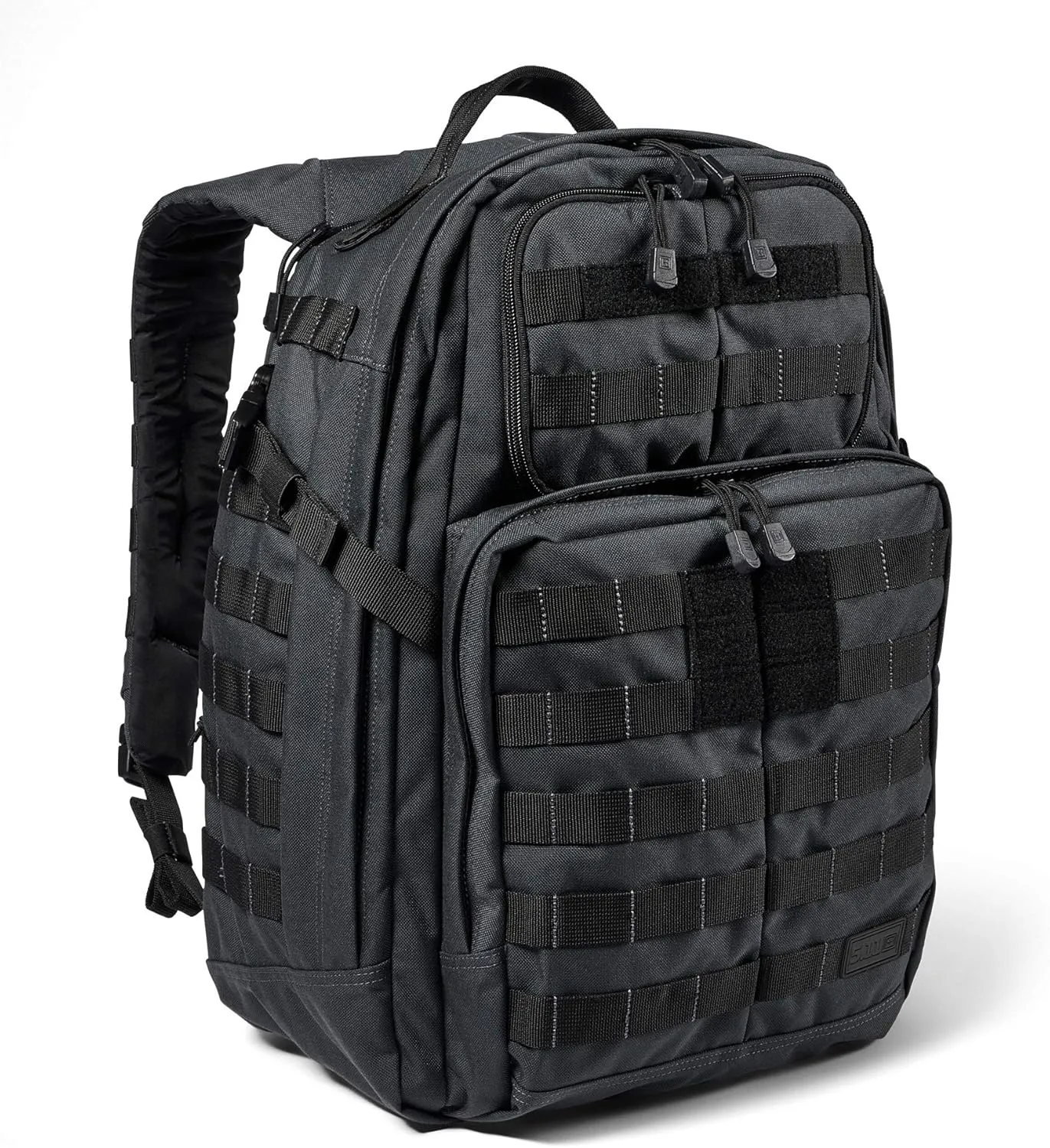 5.11 Tactical Backpack, Rush 24 2.0, Military Molle Pack, CCW with Multiple Compartments, 37 Liter, Medium, Style 56563, Double Tap