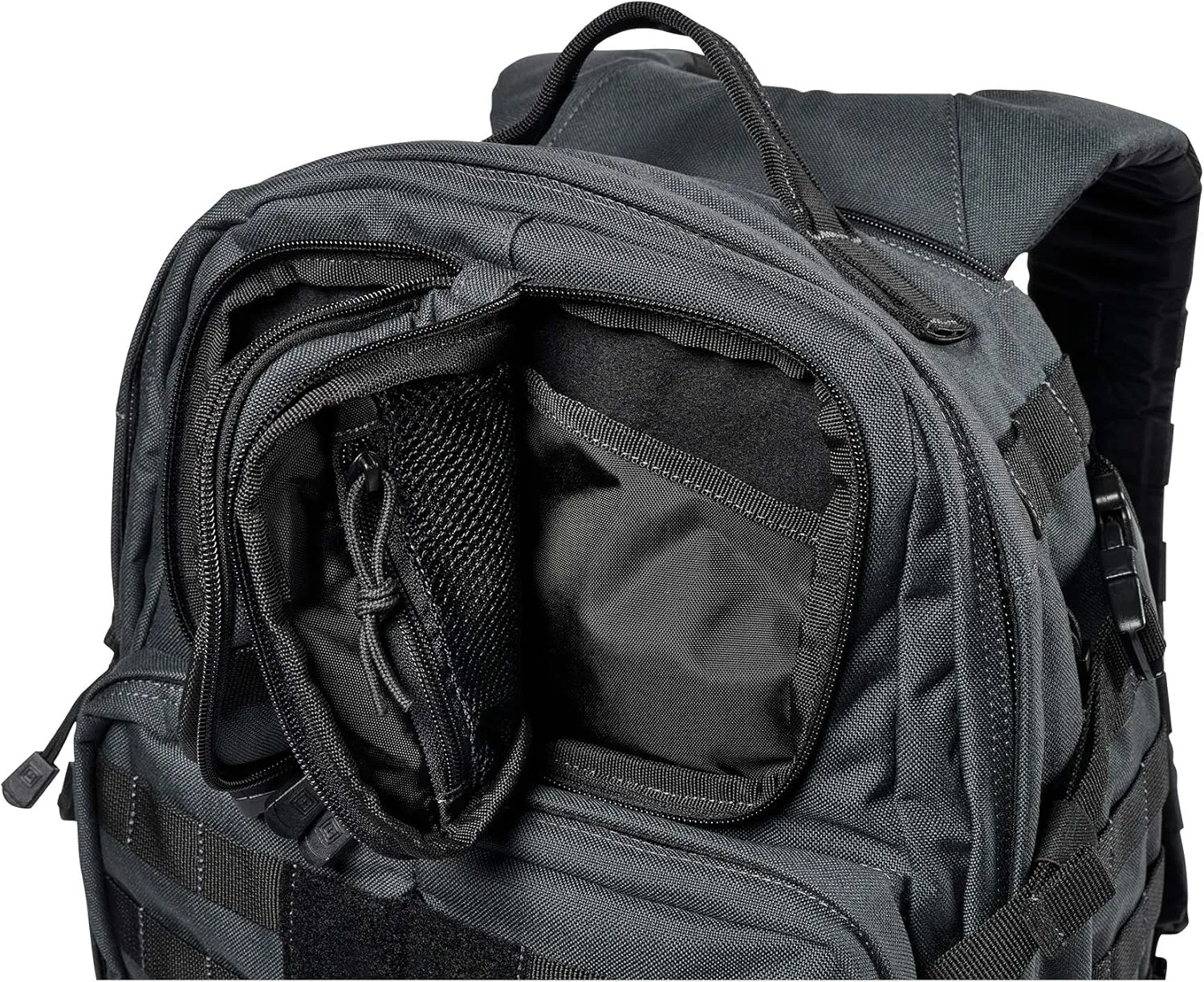 5.11 Tactical Backpack, Rush 24 2.0, Military Molle Pack, CCW with Multiple Compartments, 37 Liter, Medium, Style 56563, Double Tap