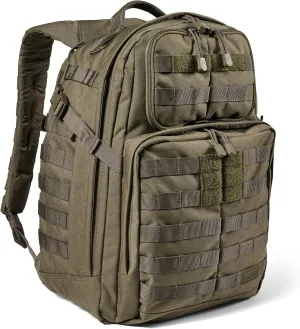 5.11 Tactical Backpack – Rush 24 2.0 – Pack and Laptop Compartment, 37 Liter, Medium, Ranger Green, Style 56563